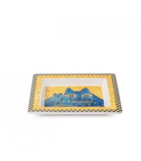 VIDE POCHE L BURCH JAUNE 18X20CM