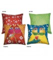 COUSSIN L BURCH BLEU/ORANGE 45X45 SET DE 2