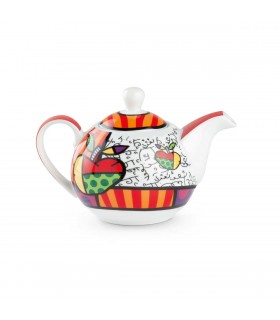 SET THEIERE + TASSE CAPPUCCINO + PLAT. BRITTO APPLE