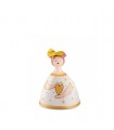 FIGURINE PUPAZZE BLANCHE 10X16CM