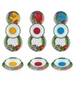 SET 18 ASSIETTES PLATES/CREUSES/DESSERTS JUNGLE