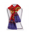 SET 3 FOULARDS BELLAMORE ROUGE 180X110