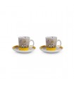 TASSE CAFE LE CASETTE JAUNE 100ML SET DE 2