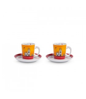 TASSE CAFE LE CASETTE ROUGE 100ML SET DE 2