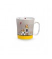 MUG LE CASETTE JAUNE 430ML C2