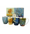 SET 4 MUGS 380ML VAN GOGH ASS