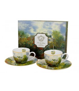 SET 2 TASSES EXPRESSO 100ML MONET JARDIN ARGENTEUIL