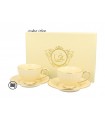 SET 2 TASSES EXPRESSO ECRU NINA 100ML