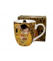 MUG 1000ML KLIMT THE KISS BROWN C3