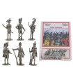 SOLDAT NAPO. SANS SOCLE SET DE 6  H5CM