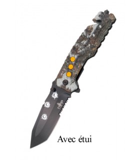 COUTEAU MANCHE ALU L.22CM