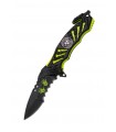 COUTEAU MANCHE ALU ZOMBIE L.22CM