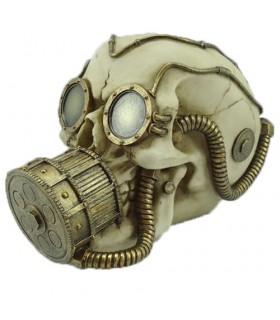 CRANE MASQUE A GAZ STEAMPUNK 10.8X17.2X11.5 C2