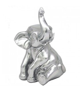 ELEPHANT SILVER ART 13X13X20