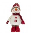 BONHOMME DE NEIGE PELUCHE 26X13X51