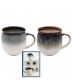 MUG REACTIVE GLAZE 400ML SET DE 2 ASS