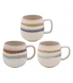 MUG REACTIVE GLAZE 400ML SET DE 6 ASS