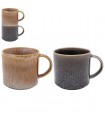 MUG REACTIVE GLAZE 400ML EMPILABLE SET DE 2