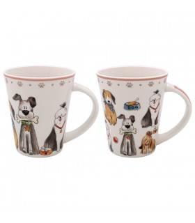 MUG CHIENS 300ML SET DE 6 ASS