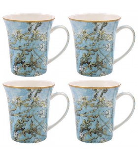 MUG VAN GOGH ALMOND BLOSSOM 300ML SET DE 4