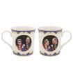 MUG WILLIAM & KATE 300ML SET DE 6