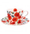 TASSE + SOUCOUPE 250ML COQUELICOT SET DE 2