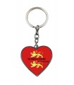 PORTE CLEFS COEUR PERSONNALISE 4X9CM