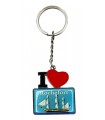 PORTE CLEFS RECT I LOVE PERSONNALISE 11X4CM