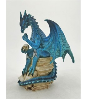 DRAGON BLEU PENSEUR 15X13X20