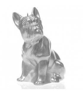 BOUGIE BULLDOG SILVER 24H 15X7X12 C2