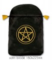 POCHETTE POUR TAROT SATIN "PENTACLE"