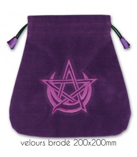 POCHETTE POUR JEU TAROT VELVET "WICCA"