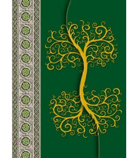 CAHIER DE NOTES CELTIC TREE 13.3X18.4CM