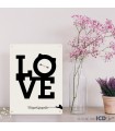 PLAQUE 15X20 CHAT LOVE C3