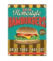 PLAQUE 15X20 HAMBURGERS C3