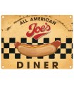 PLAQUE 15X20 JOE'S DINER C3