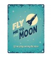 PLAQUE 15X20 FLY ME TO THE MOON C3