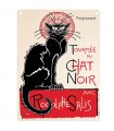 PLAQUE 15X20 TOURNEE DU CHAT NOIR C3