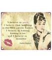 PLAQUE 15X20 AUDREY MIRACLES C3