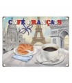 PLAQUE 15X20 CAFE FRANCAIS C3