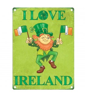 PLAQUE 15X20 I LOVE IRELAND C3