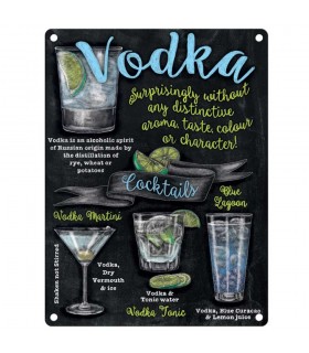 PLAQUE 15X20 VODKA C3