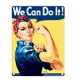 PLAQUE 15X20 WE CAN DO IT C3