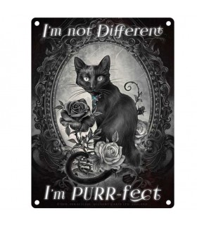 PLAQUE 15X20 I'M PURR-FECT C3