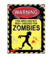 PLAQUE 50X70 ZOMBIES