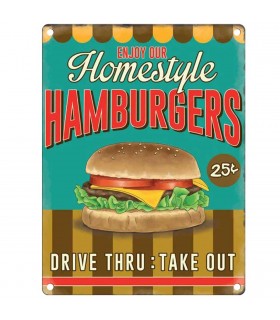 PLAQUE 30X40 HAMBURGERS C2