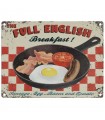 PLAQUE 30X40 THE FULL ENGLISH BREAKFAST C2