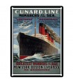 PLAQUE 30X40 CUNARD LINE C2