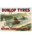 PLAQUE 30X40 DUNLOP TYRES C2