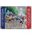 PLAQUE 30X40 TOUR DE FRANCE FLAG C2